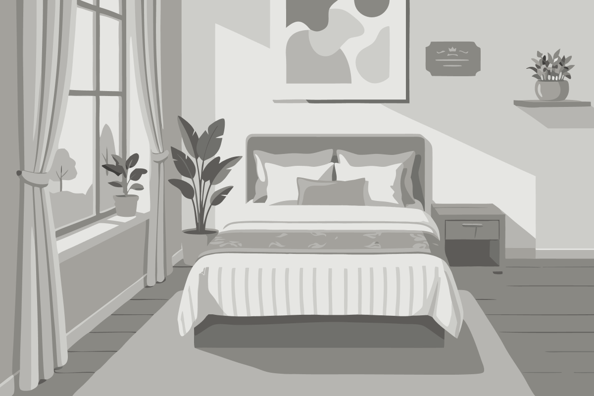 Quarto Triplo com Camas de Solteiro